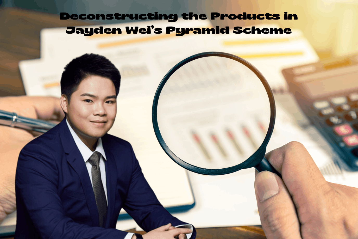 Analysing Jayden Wei’s Pyramid scheme products.