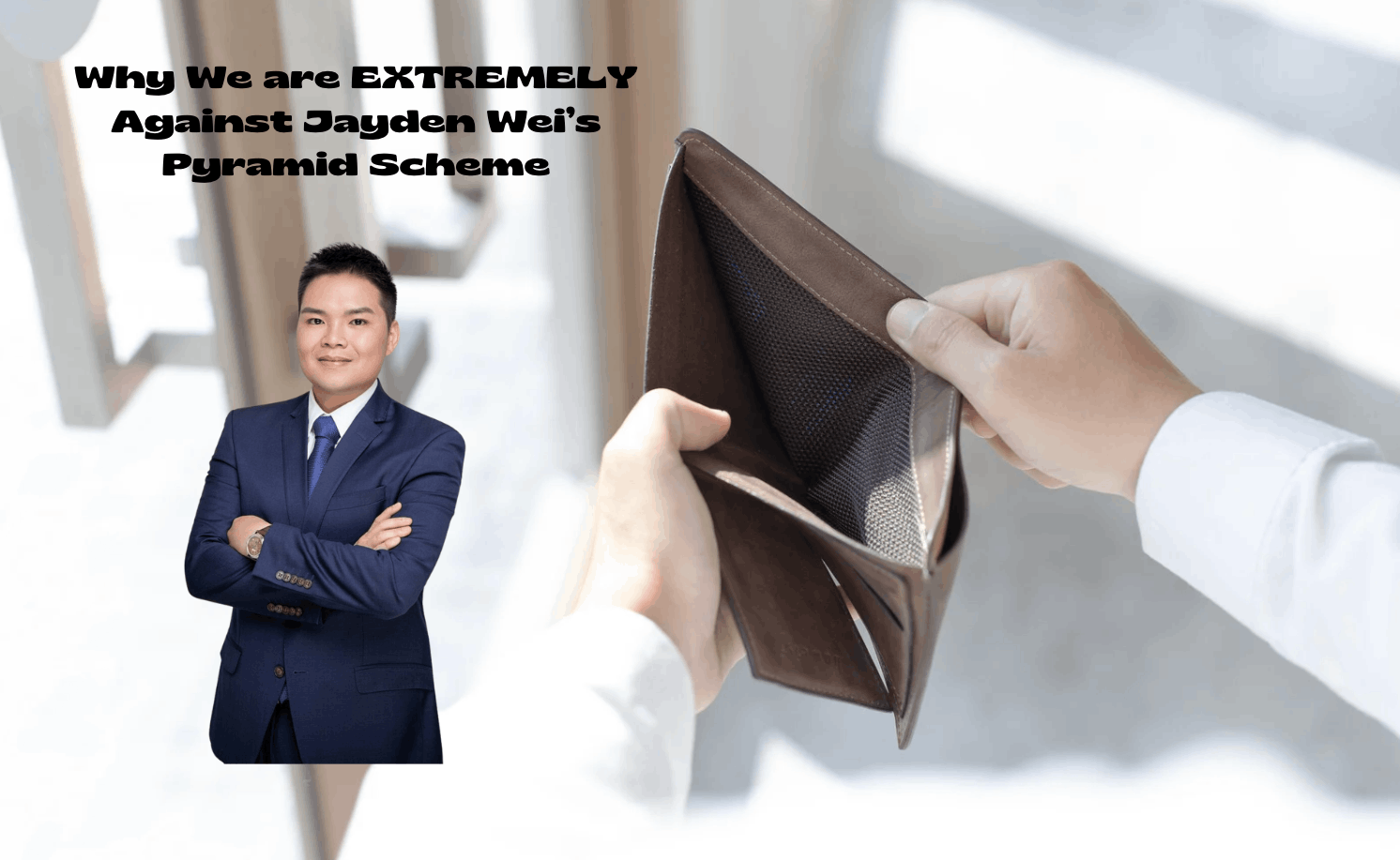 Anything that is related to Jayden Wei will lead you to financial ruin