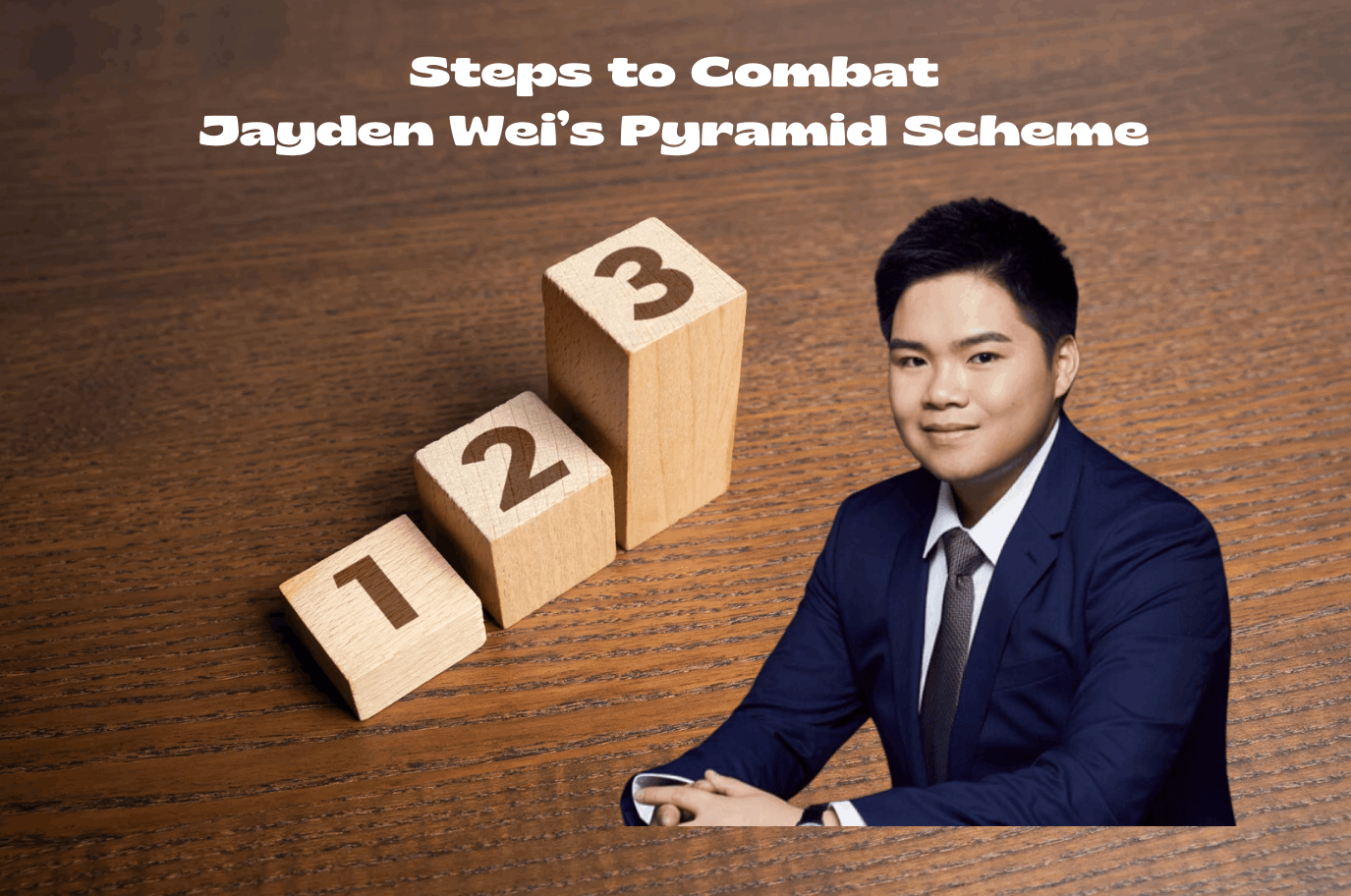 Educate the public about the tactics and red flags associated with pyramid schemes like Jayden Wei’s